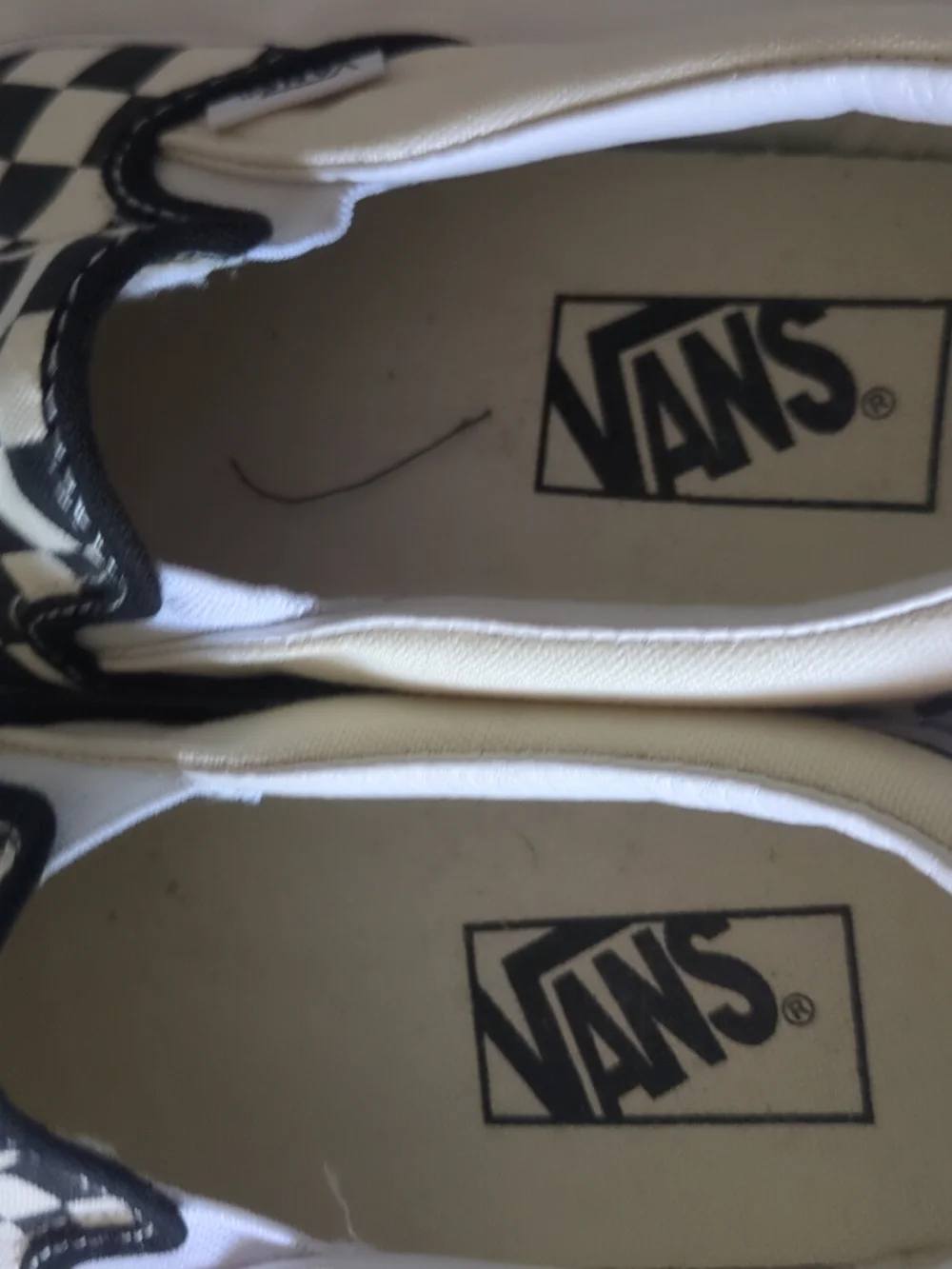 Vans Kids Black & White Checkerboard Slip-On Sneakers - Picture 5 of 8